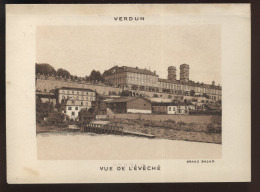 VERDUN (MEUSE) - VUE DE L'EVECHE - GRAVURE EDITEE PAR LE GRAND BAZAR - Autres & Non Classés