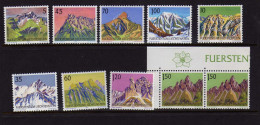 Liechtenstein - Montagnes - Paysages - Neufs** - MNH - Neufs