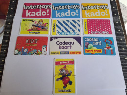 CADEAU  / 10  GIFT CARDS  / ACTION !! / BUNDEL 10 DIFFERENT  CARDS/   / NOT LOADED MINT CARD ** 16706** - Tarjetas De Regalo