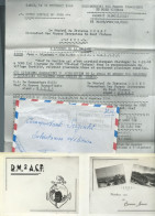 Lac Oblitéré Poste Aux Armée T.O.E 22/03/1954. Contenu Lettres Relatives Au Conflit En Indochine   RAA10003 - Historical Documents