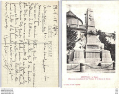 54 - Meurthe Et Moselle - Lunéville - Le Square (Monument Commémoratif Des Victimes Guerre (1870-71.) - Luneville