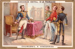 Chromo  Chicorée Extra A La Française Daumesnil A Vincennes - Té & Café