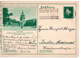 64523 - Deutsches Reich - 1932 - 6Pfg Ebert GABildKte "Darmstadt" HEIDELBERG - KINDER IN NOT ... -> Berlin - Covers & Documents