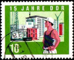 Rda Poste Obl Yv: 775 Mi:1072A Chantier De Construction (Beau Cachet Rond) - Used Stamps