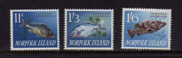 Ile  Norfolk - (1960-63) - Poissons - Neufs** - MNH - Isla Norfolk