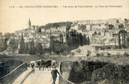 124......ANGOULEME PANORAMA. Vue Prise Saint Martin- Le Pont De L'Hirondelle - Angouleme