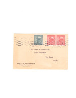 * CZECHOSLOVAKIA > 1937 POSTAL HISTORY > Cover From Praha To New York, USA - Lettres & Documents