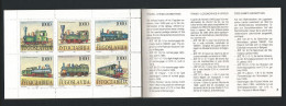 Yugoslavia 1992 Steam Locomotives Booklet Y.T. C 2412  ** - Neufs