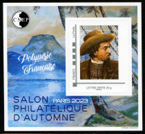 FRANCE 2023, BLOC SALON CNEP AUTOMNE, Portrait GAUGUIN, Polynésie Française, Neuf / Mint. Rcnep - Altri & Non Classificati