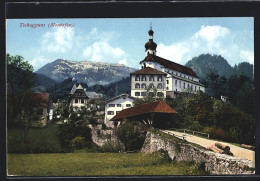 AK Tschagguns /Montafon, Ortspartie Mit Kirche  - Altri & Non Classificati