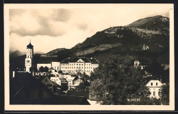 AK Bludenz, Teilansicht Mit Kirche Im Sonnenschein  - Andere & Zonder Classificatie