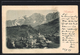 AK Mühlbach Am Hochkönig, Ortspartie Mit Kirche  - Autres & Non Classés