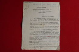 1930 Signed Letter Alpinist Skier Arnold Lunn + Charles Vallot Alpin Writer Mountaineering  Alpinism Escalade - Sportief
