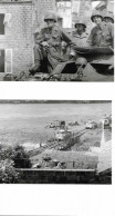 E/07   - 2 Photos    - Normandie  Débarquement Du 6 Juin 44   -   50    Gavray - Guerra, Militares