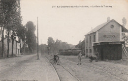 LA CHARTRE SUR LE LOIR .LA GARE DU  TRAMWAY . . - Sonstige & Ohne Zuordnung