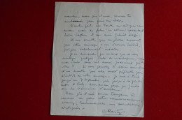 1951 Signed Letter C. Reitz To C.E. Engel Mountaineering Historian Alpinism Escalade - Sportief