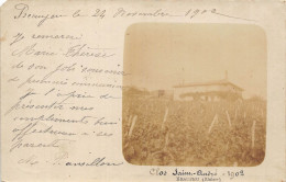 69-BEAUJEU- CARTE-PHOTO- CLOS SAINT-ANDRE 1902 - ( VIGNOBLES ) - Beaujeu