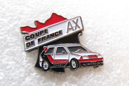 PIN'S   CITROËN  AX   COUPE DE FRANCE  CITROËN SPORT  MICHELIN TOTAL - Citroën