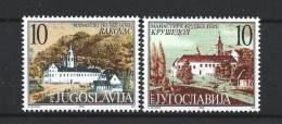 Yugoslavia 2000 Fruska Gora Monasteries Y.T. 2819/2820  ** - Nuevos