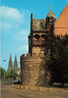 ALLEMAGNE - Koln Am Rhein - Romerturm - Teil Der Romischen Stadtmauer Mit Blick Zum Dom - Carte Postale Ancienne - Koeln