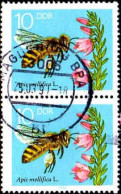 Rda Poste Obl Yv:2901 Mi:3296 Apis Mellifica L. Paire (TB Cachet Rond) - Usados