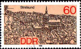 Rda Poste Obl Yv:2775 Mi:3164 Stralsund (cachet Rond) - Used Stamps