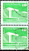 Rda Poste Obl Yv:2146 Mi:2484v Berlin Palast Der Republik Paire (Beau Cachet Rond) - Gebruikt