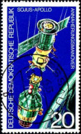 Rda Poste Obl Yv:1764 Mi:2084 Sojus Apollo Annaherungsmanöver (TB Cachet à Date) - Used Stamps