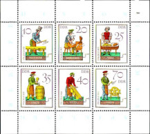 Rda Poste N** Yv:2404F Mi:2758A Historische Spielzeuge Berufe - Unused Stamps