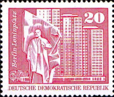 Rda Poste N* Yv:1503 Mi:1869v Berlin Leninplatz Grand Format (défaut Gomme) - Unused Stamps