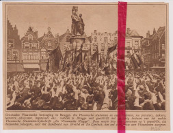 Brugge - Viering 50 Jaar Tijdschrift De Vlaamsche Vlagge - Orig. Knipsel Coupure Tijdschrift Magazine - 1925 - Unclassified