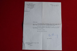 1921,"1953 Signed Letter André Chamson Novelist Essayist To C.E. Engel Mountaineering Historian Alpinism Escalade","Voir - Sportlich