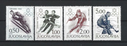 Yugoslavia 1968 Ol. Winter Games Grenoble Y.T. 1139/1142 ** - Unused Stamps