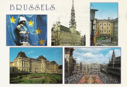 *CPM - BELGIQUE - BRUXELLES - Multivues - Cartas Panorámicas