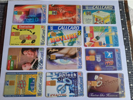 IRELAND /CHIPCARDS / BUNDEL /ACTION / 12 DIFFERENT CARDS / ACTION /12 CARDS !!!      USED CARDS    ** 16715** - Irland