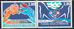 Inauguration Du Tunnel Sous La Manche : émission Commune Franco-britannique) - Ungebraucht