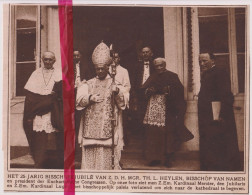 25 Jaar Jubilé Bisschop Mgr Heylen , Namen - Orig. Knipsel Coupure Tijdschrift Magazine - 1924 - Sin Clasificación