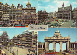 *CPM - BELGIQUE - BRUXELLES - Multivues - Cartas Panorámicas