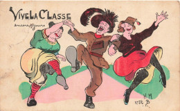 FANTAISIES - Vive La Classe - Encore 19 Jours - Animé - Colorisé - Carte Postale Ancienne - Andere & Zonder Classificatie