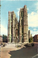 *CPM - BELGIQUE - BRUXELLES - Cathédrale Sainte Gudule - Monumenti, Edifici