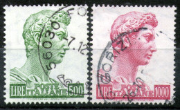 Italy,1957,DONATELLO, 1957, 500 + 1000,used ,as Scan - 1946-60: Gebraucht