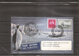 Expéditions Antarctiques ( Lettre Par Avion De La Base Belge De 1958 Vers La Belgique à Voir) - Expediciones Antárticas