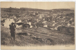 D 83. OLLIOULES.  VUE GENERALE PRISE DU CHATEAU - Ollioules