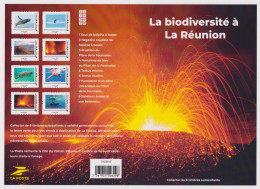 Collector La Biodiversité à La Réunion, 8 TVP LV Eruption Volcan La Fournaise, Lave, Tortue, Baleine à Bosse, Baleineau - Collectors