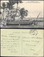 Indochina Tourane Postcard Mailed To France 1925. Annam Vietnam - Covers & Documents