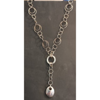 COLLIER EN ARGENT - MAILLE JASERON - 20.40 G - 48 Cm - 096125 - Kettingen