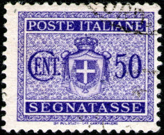 Italy,Postage Due,used,Segnatase 50c,sassone/90,Mi#P87,Y&T#S58 ,as Scan - Postage Due