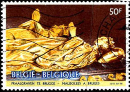 Belgique Poste Obl Yv:2019 Mi:2072 Mausolées à Bruges (TB Cachet Rond) - Usados