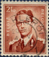 Belgique Poste Obl Yv:1028 Mi:1075x Baudouin Ier De Face (TB Cachet Rond) - Used Stamps
