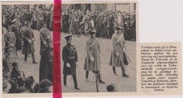 Brasschaat - Begrafenis 7 Militairen Na Ontploffing - Orig. Knipsel Coupure Tijdschrift Magazine - 1937 - Zonder Classificatie